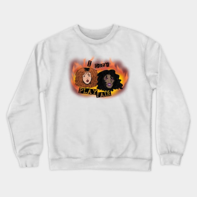 Nova Twins - Play Fair Crewneck Sweatshirt by metanoiias